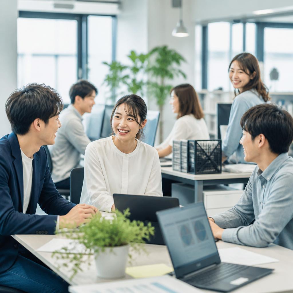 20代中心の活気ある職場環境