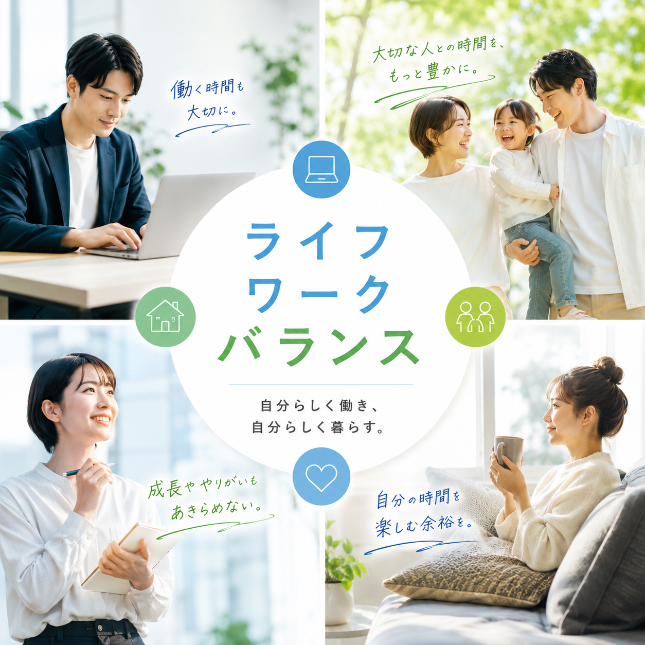 柔軟な働き方が可能