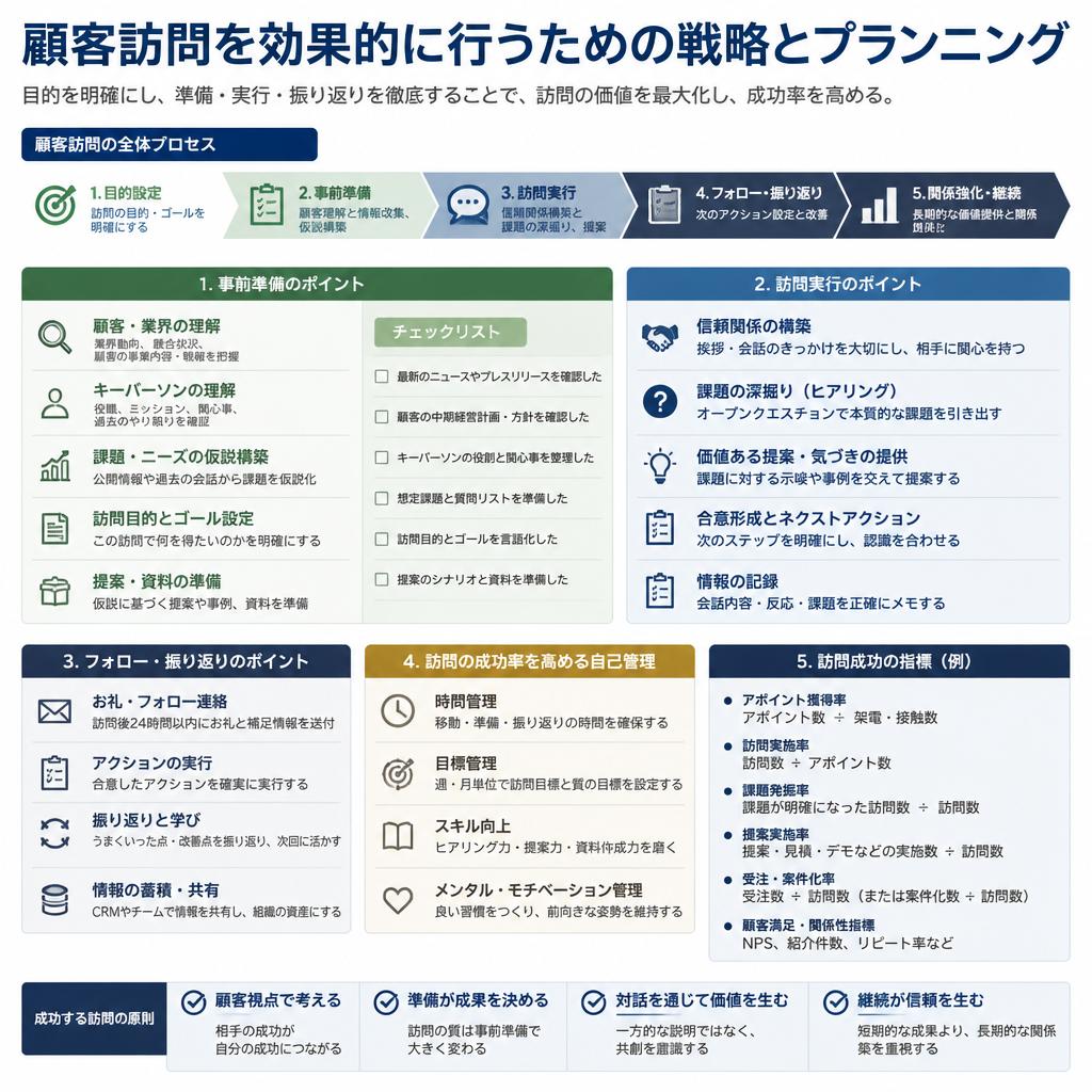 顧客訪問を効率化する新しいアプローチ