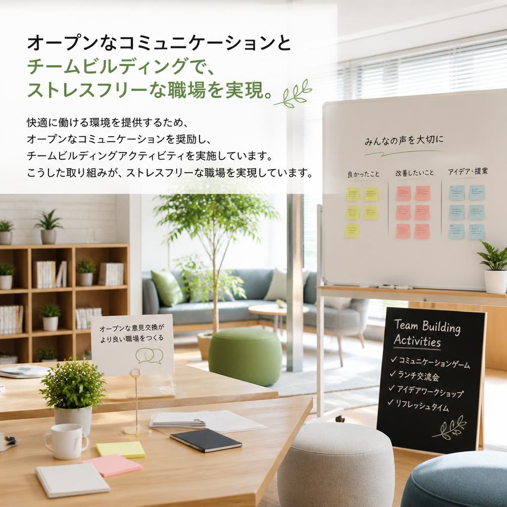 ストレス軽減のための取り組み