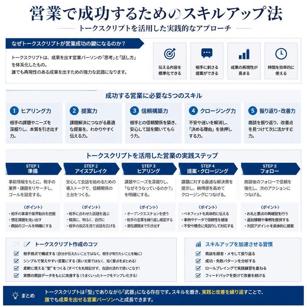 喫緊のスキル:営業スキルを磨くために