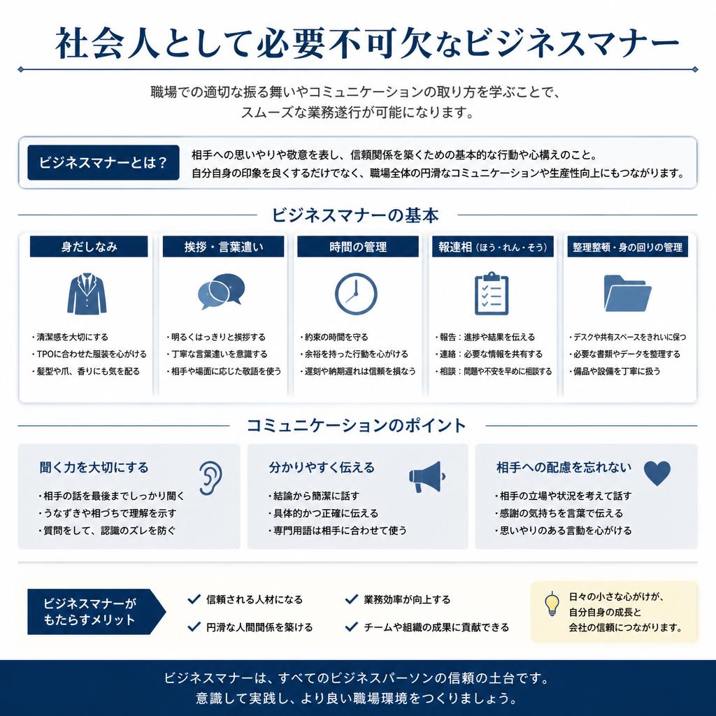 ビジネスマナーを身につける重要性